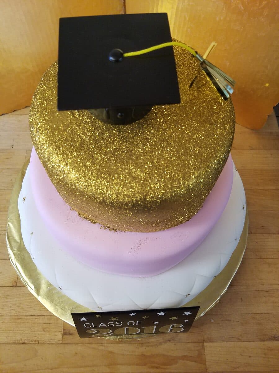 Graduation with Glitter Cap