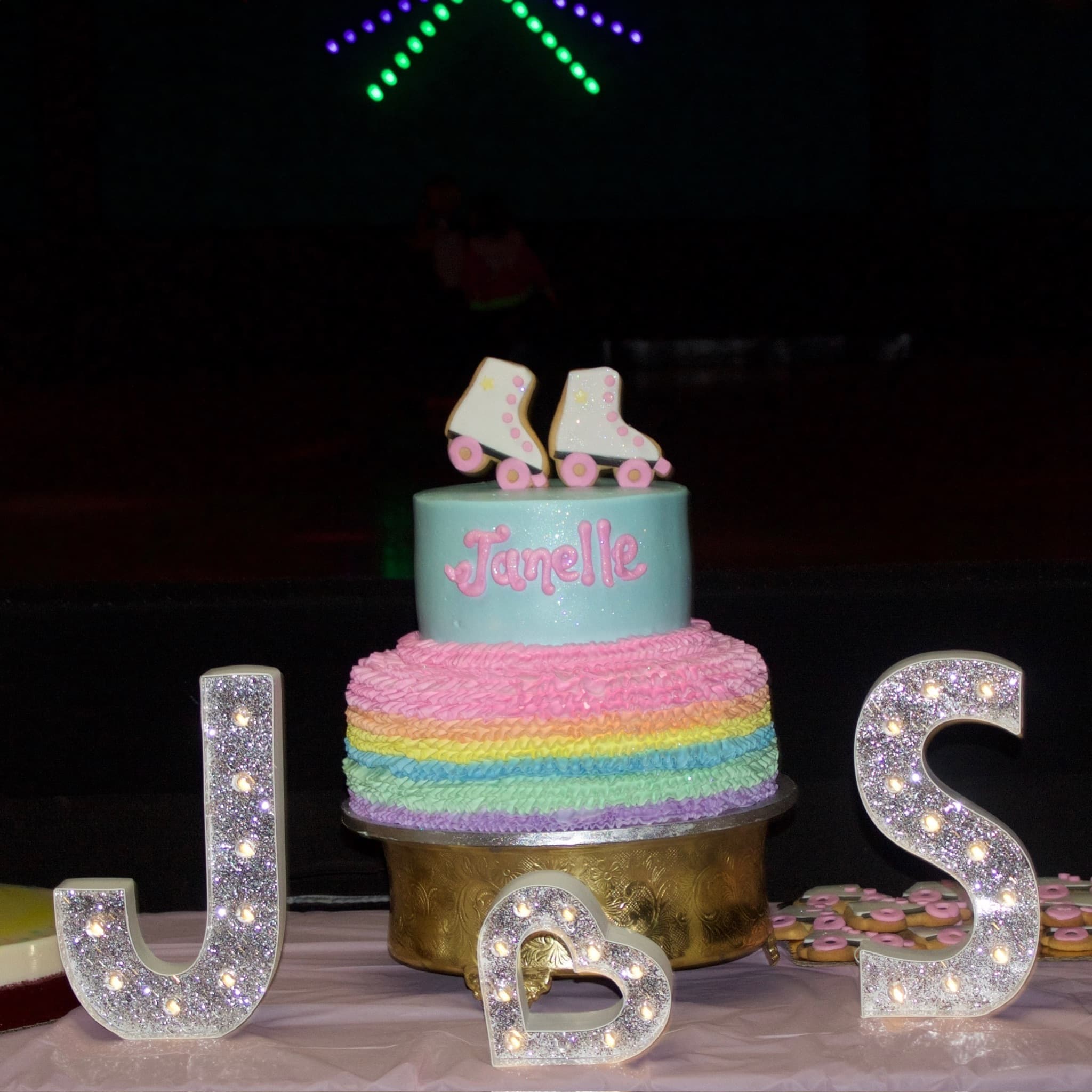 Roller Skate Rainbow Ruffles